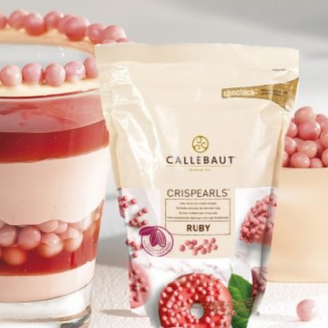 DECORAZIONE CIOCCOLATO CRISPEARLS RUBY GR 800